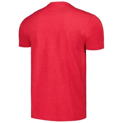 Shop Mitchell & Ness Unisex   Red Chicago Bulls Hardwood Classics Mvp Throwback Logo T-shirt