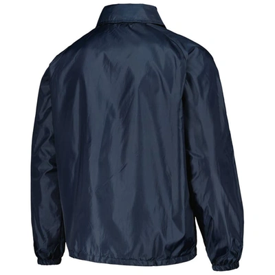 Shop Dunbrooke Navy Tampa Bay Rays Coach's Raglan Full-snap Windbreaker Jacket