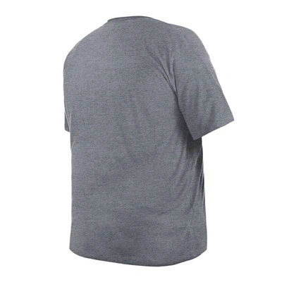 Shop New Era Gray Los Angeles Chargers Big & Tall Helmet T-shirt