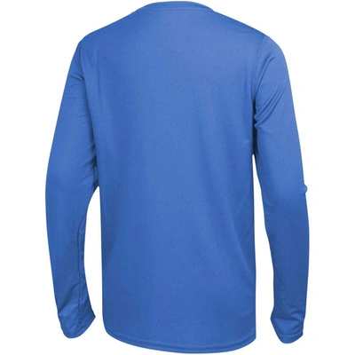 Shop Outerstuff Powder Blue Los Angeles Chargers Side Drill Long Sleeve T-shirt