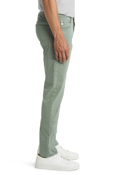 Shop Ag Tellis Slim Fit Jeans In Maple Green Multi
