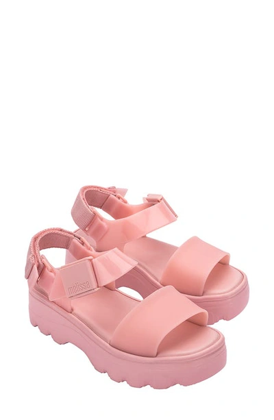 Shop Melissa Kick Off Platform Sandal In Pink