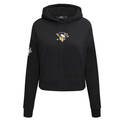 Shop Pro Standard Black Pittsburgh Penguins Classic Chenille Pullover Hoodie