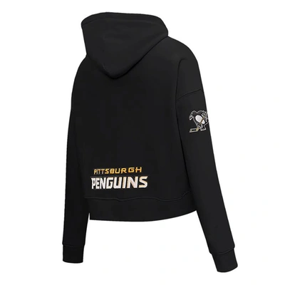Shop Pro Standard Black Pittsburgh Penguins Classic Chenille Pullover Hoodie
