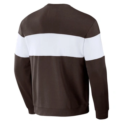 Shop Darius Rucker Collection By Fanatics Brown San Diego Padres Stripe Pullover Sweatshirt
