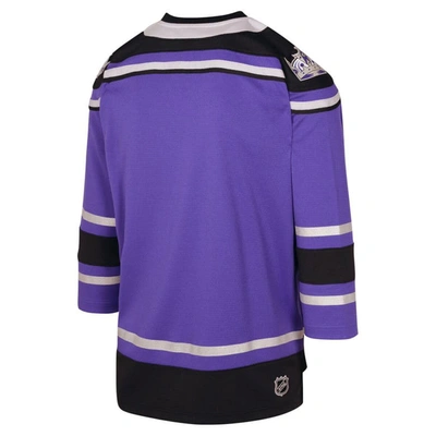 Shop Mitchell & Ness Youth  Purple Los Angeles Kings 2002 Blue Line Player Jersey