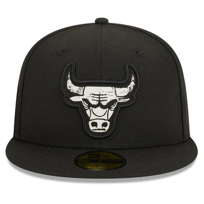 Shop New Era Black Chicago Bulls 2023/24 City Edition Alternate 59fifty Fitted Hat