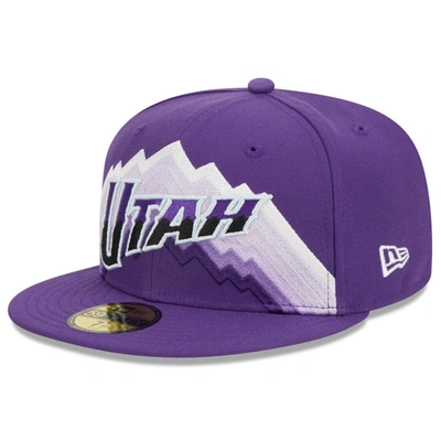 Shop New Era Purple Utah Jazz 2023/24 City Edition 59fifty Fitted Hat