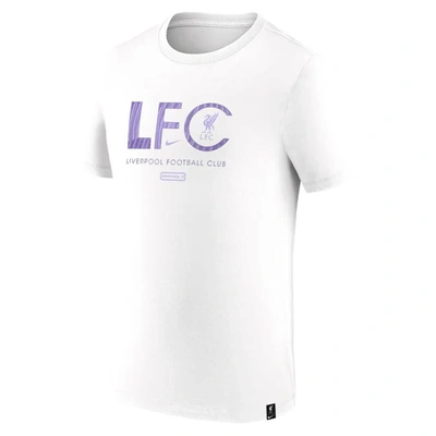 Shop Nike White Liverpool Mercurial Sleeve T-shirt