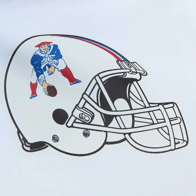 Shop Mitchell & Ness White New England Patriots Team Burst Warm-up Full-zip Jacket
