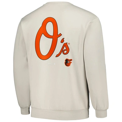 Shop Pleasures Gray Baltimore Orioles Ballpark Pullover Sweatshirt