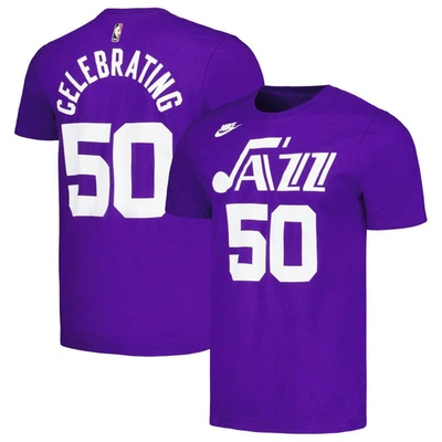 Shop Nike Unisex  Purple Utah Jazz 50th Anniversary T-shirt
