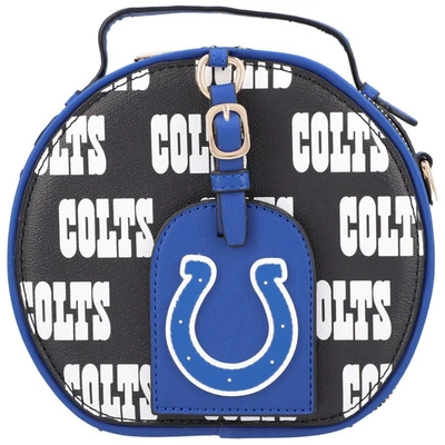 Shop Cuce Indianapolis Colts Repeat Logo Round Bag In Black