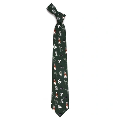 Shop Eagles Wings Michigan State Spartans Hometown Silk Tie In Green