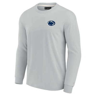 Shop Fanatics Signature Unisex  Gray Penn State Nittany Lions Elements Super Soft Long Sleeve T-shirt