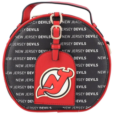 Shop Cuce New Jersey Devils Repeat Logo Round Bag In Black
