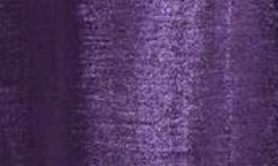 Shop Oríré Frac Satin Joggers In Purple