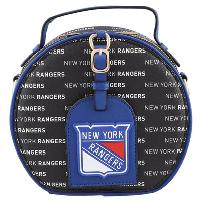 Shop Cuce New York Rangers Repeat Logo Round Bag In Black