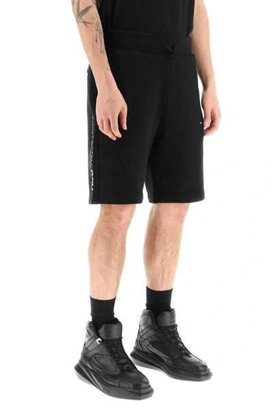 Shop Alyx 1017  9 Sm Bermuda Shorts With Logo In Black
