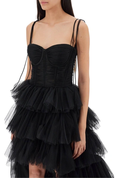Shop 19:13 Dresscode 1913 Dresscode Long Bustier Dress With Flounced Skirt