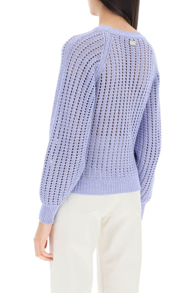 Shop Agnona Cotton Silk Sweater