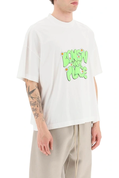 Shop Bonsai Printed Maxi T Shirt In White