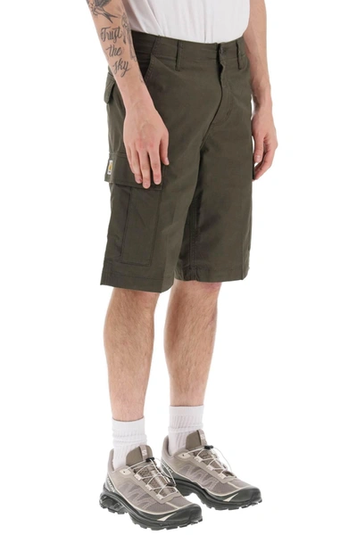 Shop Carhartt Wip Regular Cargo Shorts In Ripstop Cotton