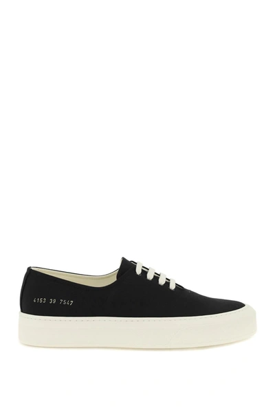 Shop Common Projects Canvas Sneakers In Black