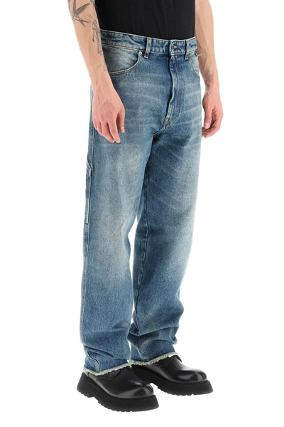 Shop Darkpark 'john' Workwear Jeans In Blue