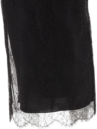 Shop Dolce & Gabbana Chantilly Lace Midi Skirt