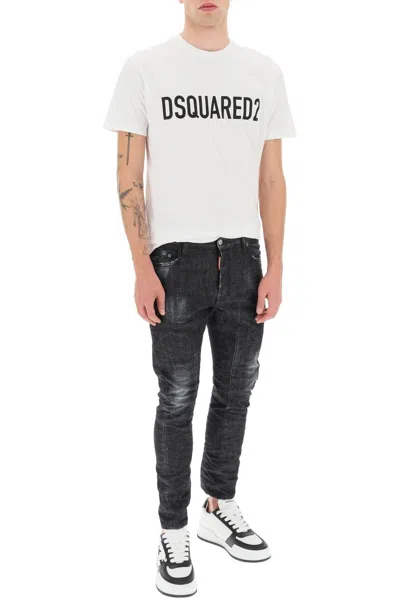 Shop Dsquared2 'cool' Logo Print T Shirt In White