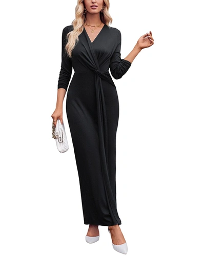 Shop Persea Maxi Dress In Black