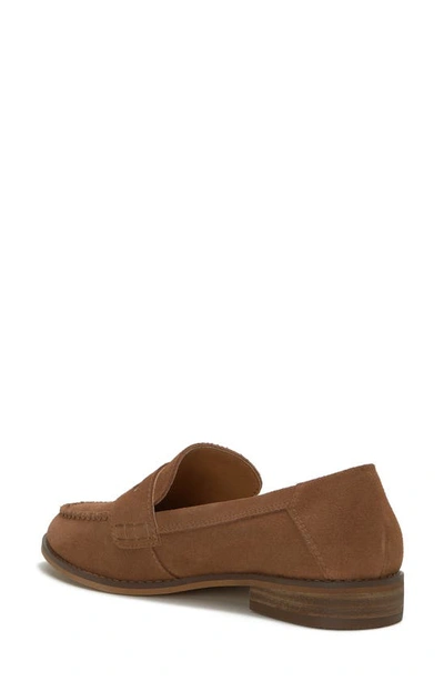Shop Lucky Brand Erelia Penny Loafer In Pinto Oil Suede