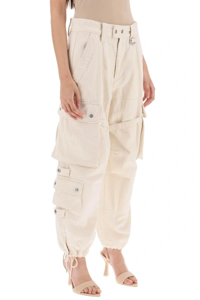 Shop Isabel Marant 'elore' Cargo Pants In Cotton