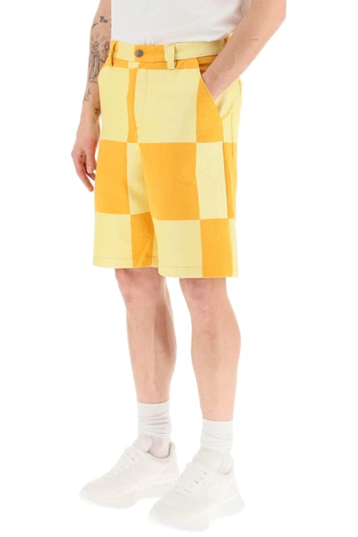 Shop Jacquemus 'le Shorts Tecido' In Yellow