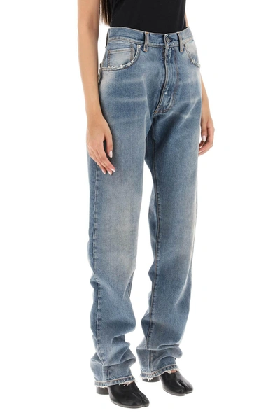Shop Maison Margiela Loose Jeans With Straight Cut