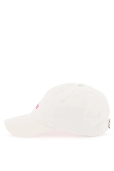 Shop Msgm Fluo Logo Baseball Cap