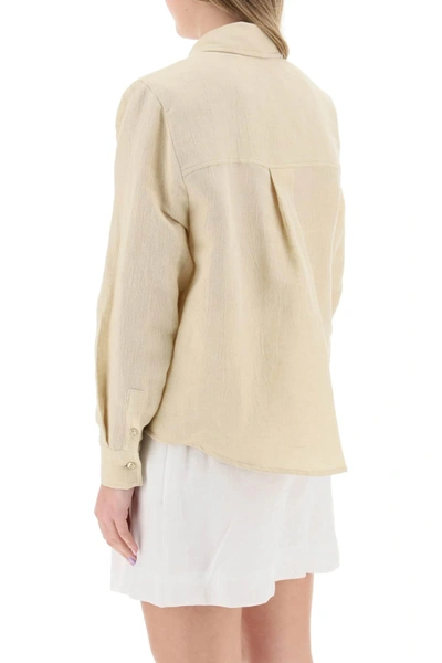 Shop Mvp Wardrobe 'malibu' Cotton Linen Shirt