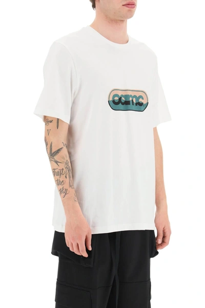 Shop Oamc Logo Print T Shirt In White