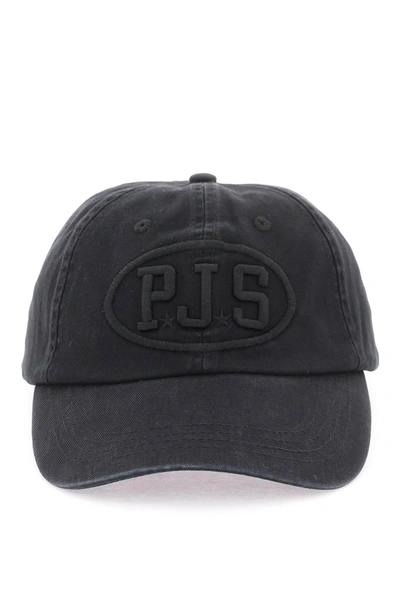 Shop Parajumpers Baseball Cap With Embroidery