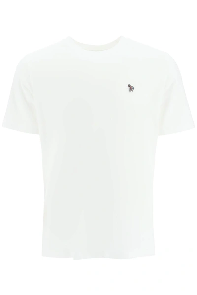 Shop Ps By Paul Smith Ps Paul Smith Organic Cotton T Shirt In White Cotton