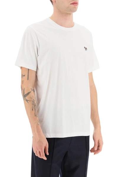 Shop Ps By Paul Smith Ps Paul Smith Organic Cotton T Shirt In White Cotton