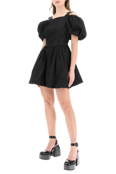 Shop Simone Rocha Off The Shoulder Taffeta Mini Dress With Slider Straps