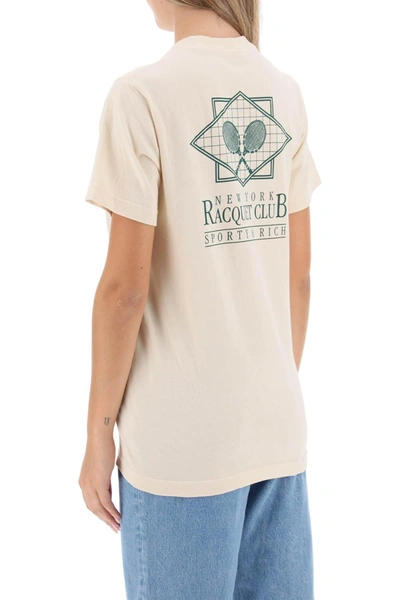Shop Sporty And Rich Sporty & Rich 'ny Racquet Club' T Shirt