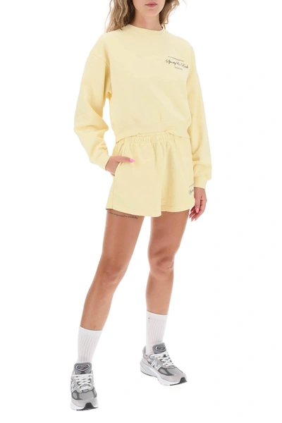Shop Sporty And Rich Sporty & Rich Cropped Sweatshirt
