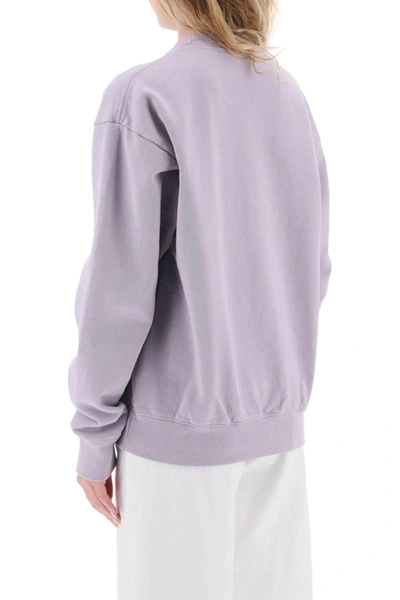 Shop Sporty And Rich Sporty Rich Crew Neck Sweatshirt With Print