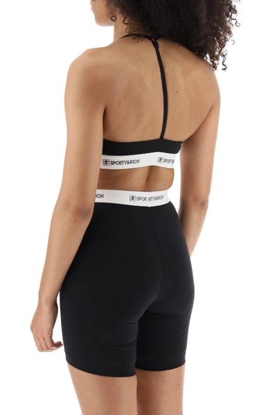 Shop Sporty And Rich Sporty & Rich Sports Bra With Logo Band