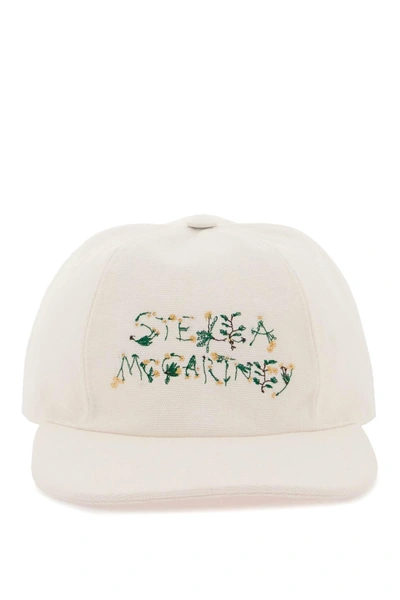 Shop Stella Mccartney Stella Mc Cartney Baseball Cap With Embroidered Logo