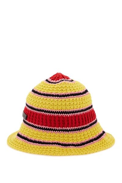 Shop Stella Mccartney Stella Mc Cartney Cotton Crochet Bucket Hat