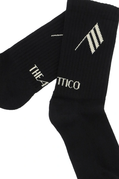 Shop Attico The  Logo Shorts Sports Socks
